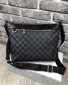Мужская деловая сумка Louis Vuitton черная фото