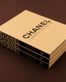 Брендовый блокнот Chanel Gold золотистый фото