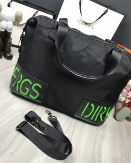 Дорожные сумки Bikkembergs мужские черно-зеленые 000.4369 фото