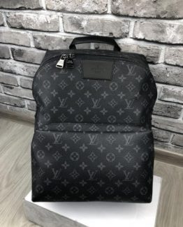 Мужской спортивный рюкзак Louis Vuitton черный фото