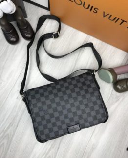Мужская сумка планшет Louis Vuitton шахматка 000.4477 фото