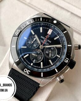 Часы механические мужские Breitling Chronomat Black ААА
