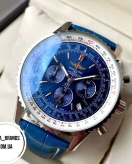 Наручные часы Breitling Navititer Silver Blue ААА мужские механические